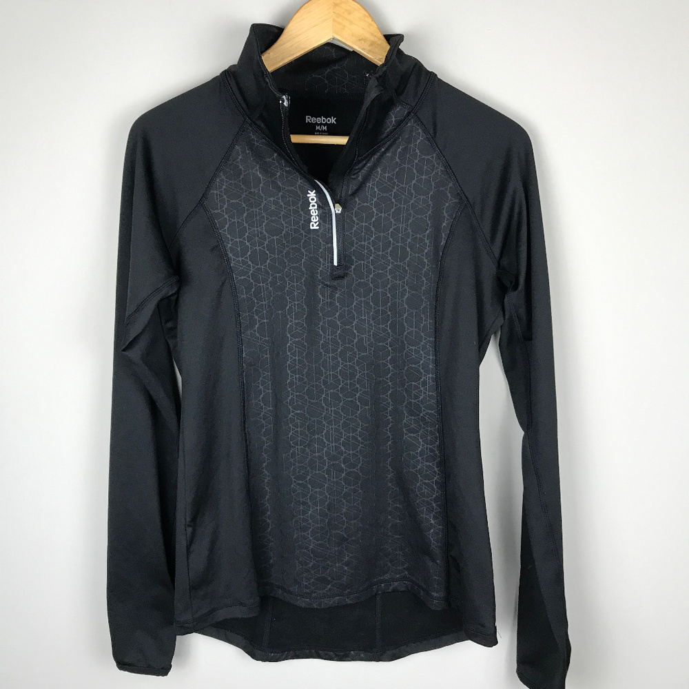 🌴 Reebok Sz M 1/4 Zip